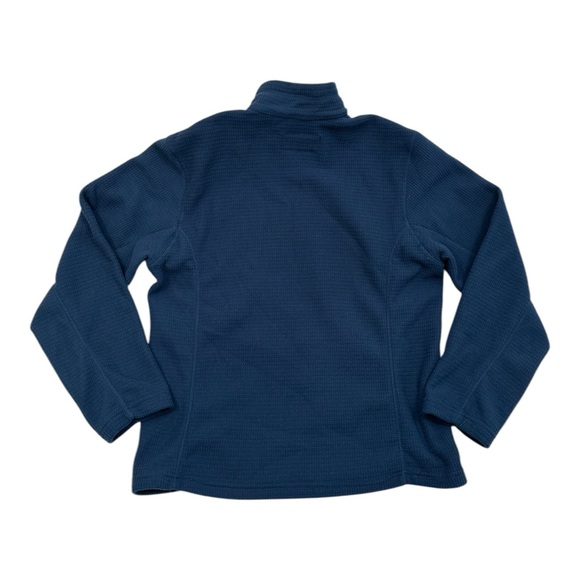 Mack Russo Navy Blue 1/4 Zip Fleece Mens Sweater Medium - Picture 5 of 5